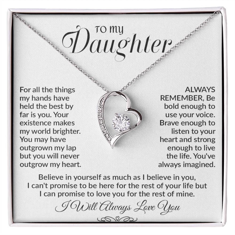 To My Daughter Necklace, Gift for Daughter from Dad, Daughter Father Necklace 6_10