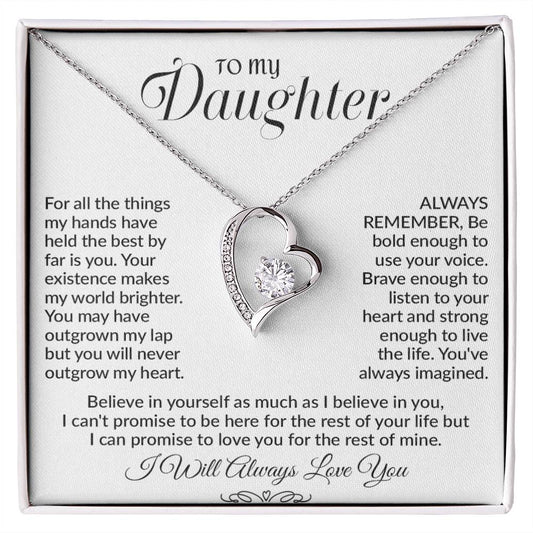 To My Daughter Necklace, Gift for Daughter from Dad, Daughter Father Necklace 6_10