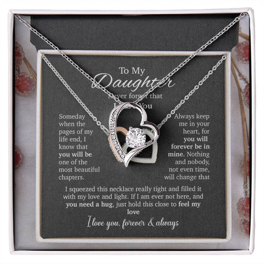 To My Daughter Necklace, Daughter Father Necklace, Daughter Gift From Dad, Mom 8_8