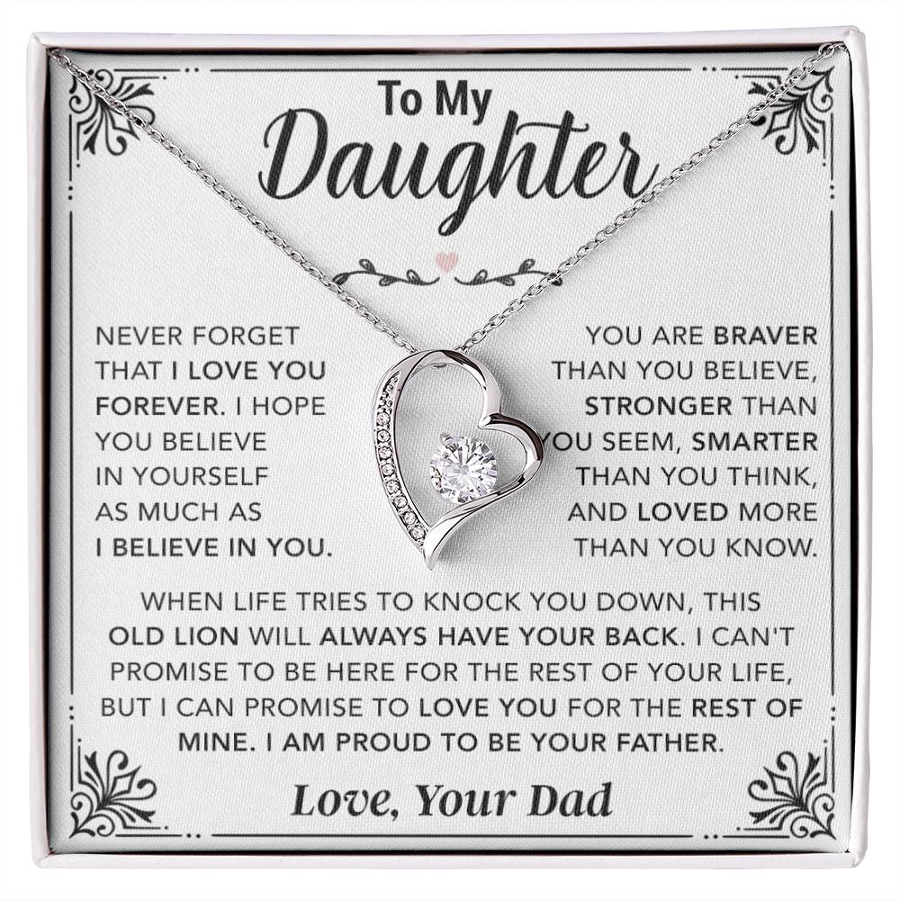 To My Daughter Necklace Gift for Daughter from Dad,Daughter Father Necklace 2_12