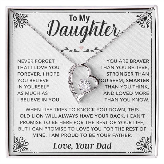To My Daughter Necklace Gift for Daughter from Dad,Daughter Father Necklace 2_12