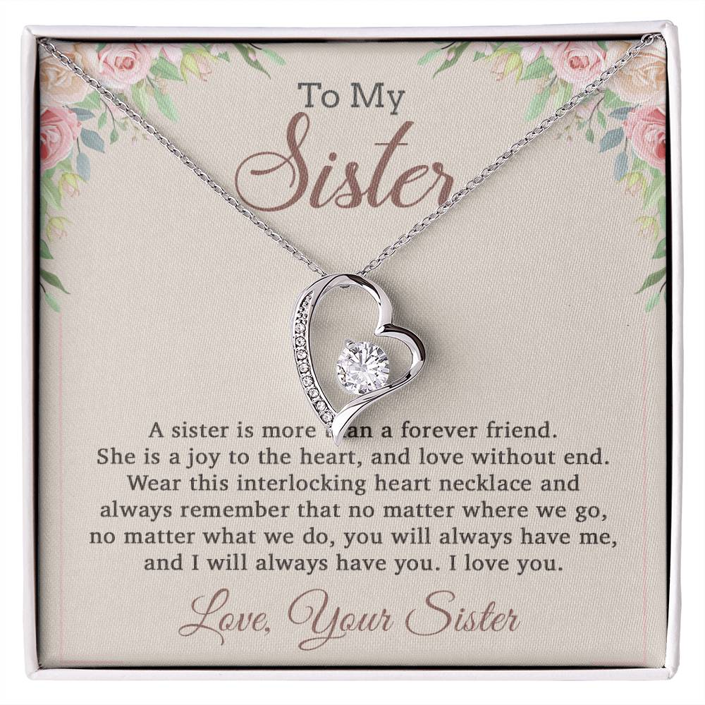 To My Sister Necklace, Brother to Sister, Birthday gift For Sister from Brother 12_8