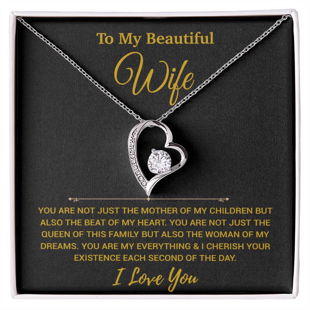 To My Wife Necklace, Christmas Gifts For Women, Anniversary Gift For Wife 20_11_Gold