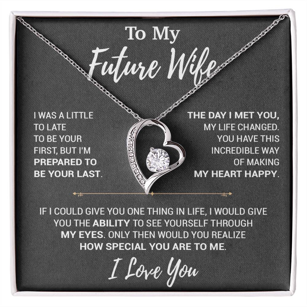 To My Future Wife Gift, To My Soulmate, Girlfriend Necklace, Gift For Wife
