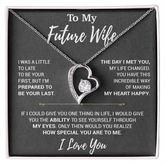 To My Future Wife Gift, To My Soulmate, Girlfriend Necklace, Gift For Wife