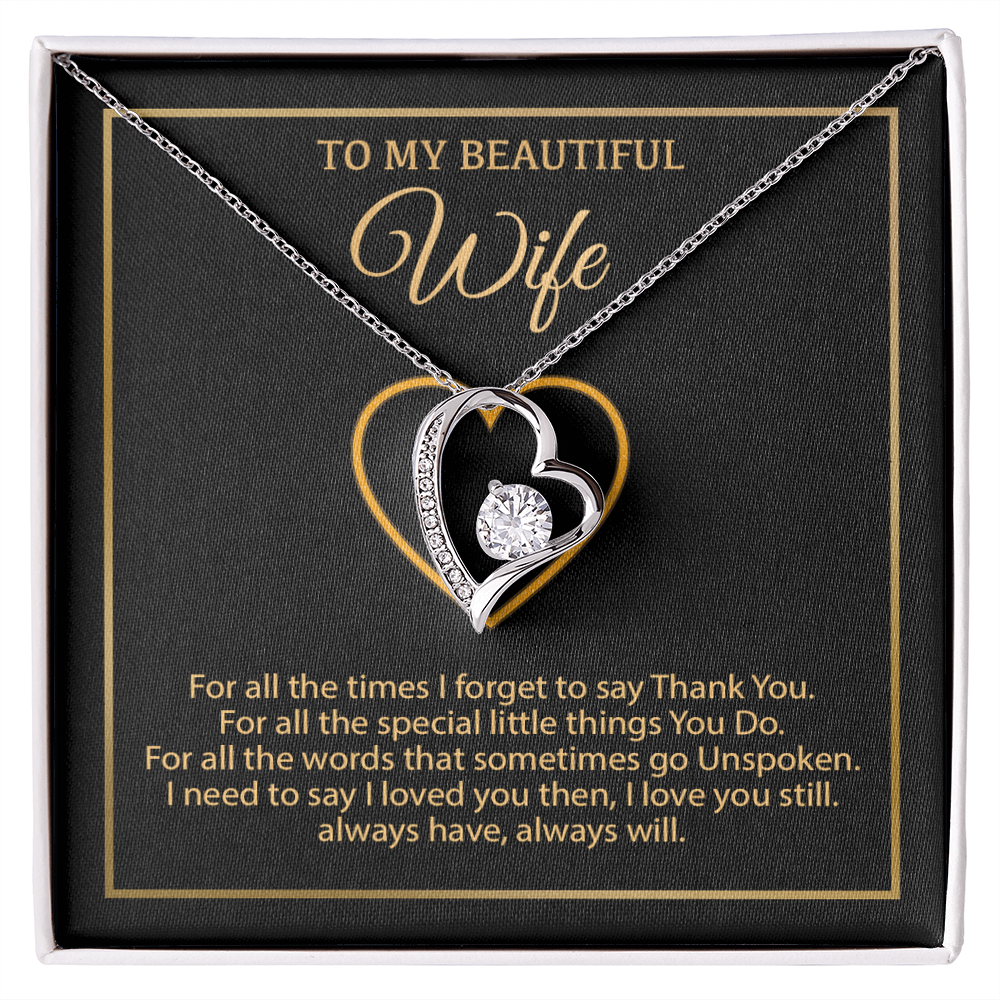 To My Wife Necklace, Gift For Wife, Anniversary Gift For Wife, Necklace For Wife 1_1
