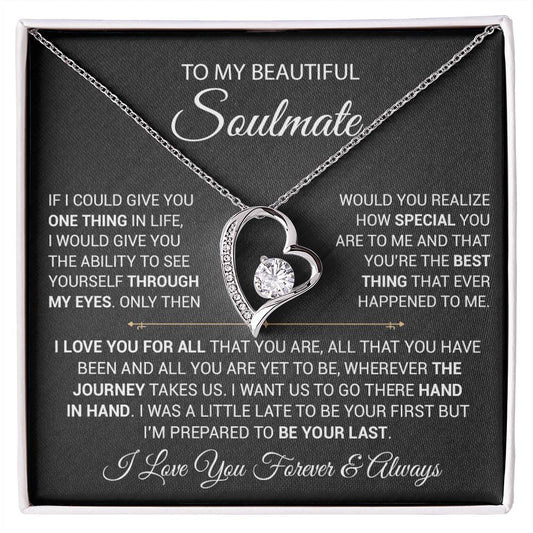To My Soulmate Necklace, Gift For Wife Girlfriend From Husband, Christmas Gift 9_9