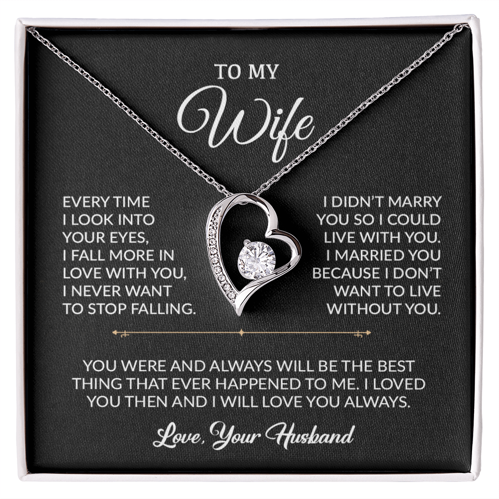 To My Wife Necklace, Gift For Wife, Anniversary Gift For Wife, Necklace For Wife