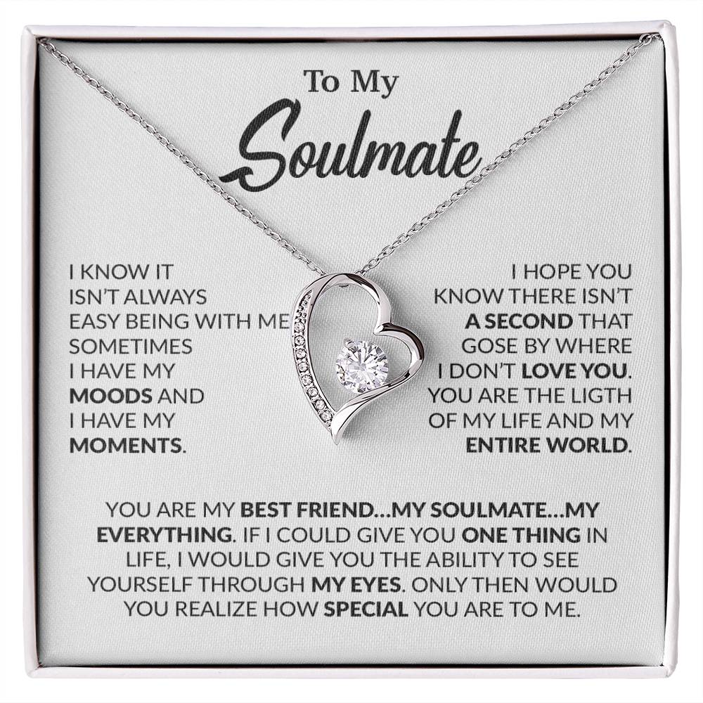 To My Soulmate Necklace, Soulmate Gift, Gift For Girlfriend, Christmas Gift 23_10_White