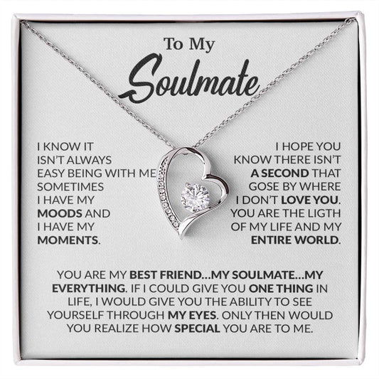 To My Soulmate Necklace, Soulmate Gift, Gift For Girlfriend, Christmas Gift 23_10_White