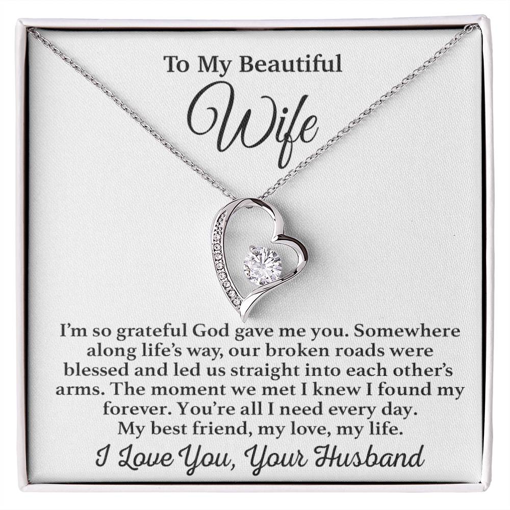 To My Wife Necklace, Gift From Husband, Anniversary Jewelry Gifts Wife 29_3
