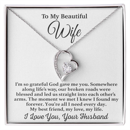 To My Wife Necklace, Gift From Husband, Anniversary Jewelry Gifts Wife 29_3