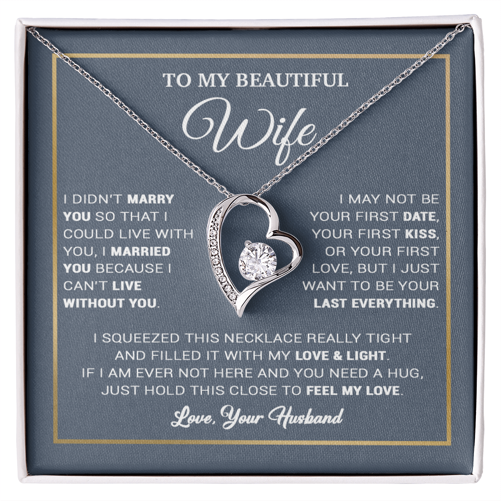 To My Wife Necklace, Gift For Wife, Anniversary Gift For Wife, Christmas Gift 13_12
