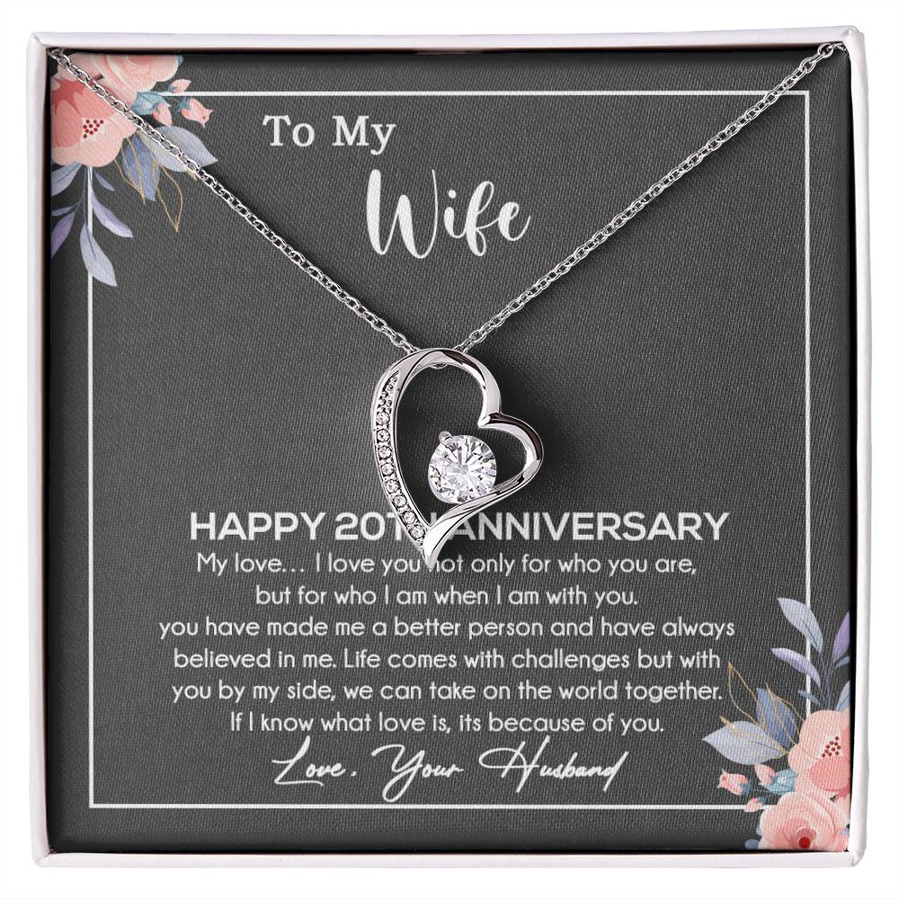 20th Anniversary Gift For Wife Necklace, 20 Year Anniversary, 20th Wedding Gift _11_11