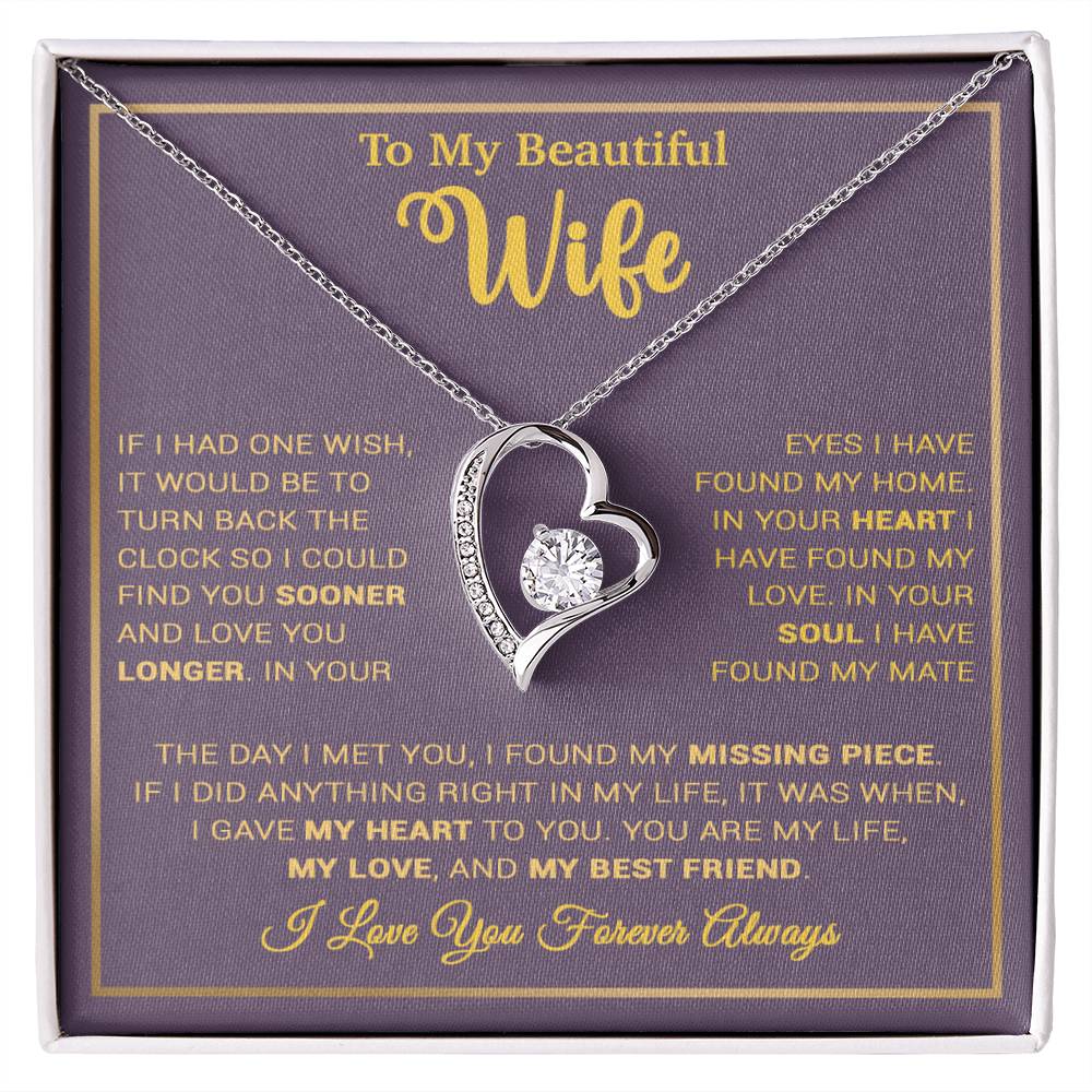 To My Wife Necklace, Gift For Wife, Anniversary Gift For Wife, Christmas Gift 27_9_Tim