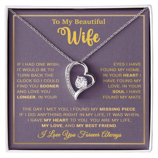 To My Wife Necklace, Gift For Wife, Anniversary Gift For Wife, Christmas Gift 27_9_Tim