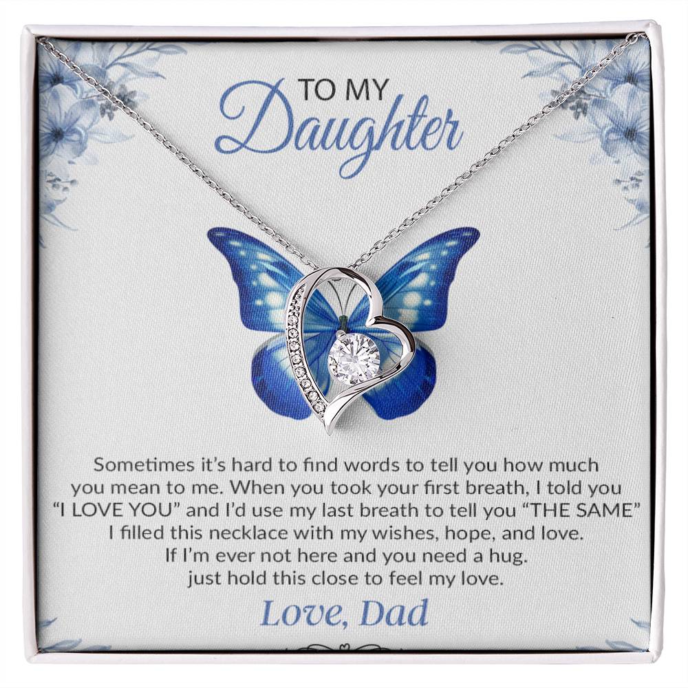 To My Daughter Necklace, Gift For Daughter From Dad, Daughter Father Necklace 1_12