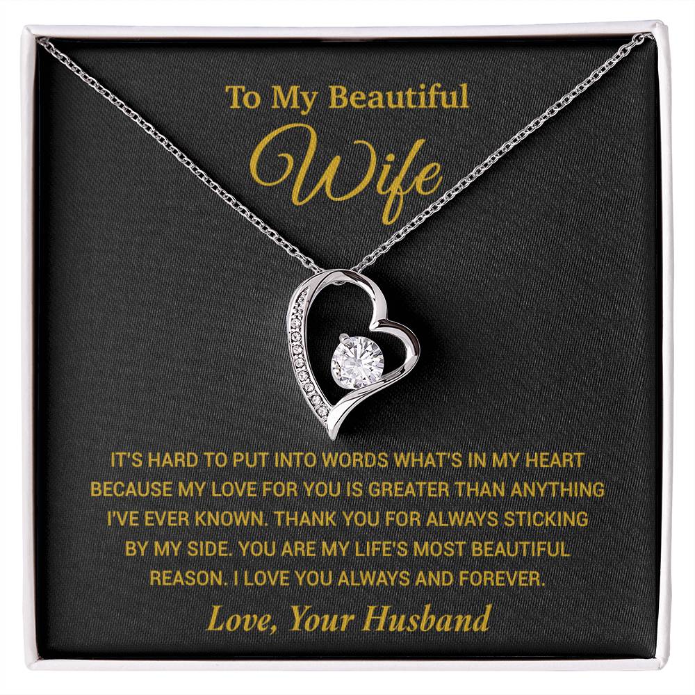 To My Wife Necklace , Anniversary Gift Wife , Gift for Wife, Christmas Gifts 25_11