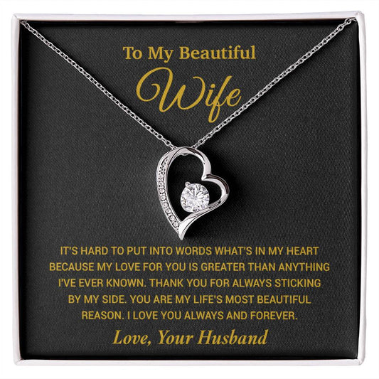 To My Wife Necklace , Anniversary Gift Wife , Gift for Wife, Christmas Gifts 25_11