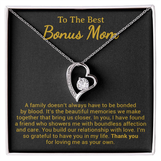 To My Bonus Mom Necklace from Daughter Son, Step Mom Gift, Mother's Day 25_4