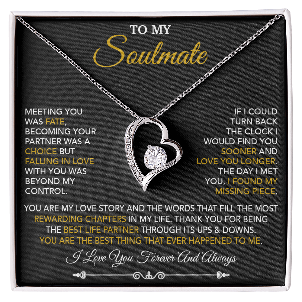 To My Soulmate Necklace, Soulmate Gift, Gift For Girlfriend, Christmas Gift 15_10