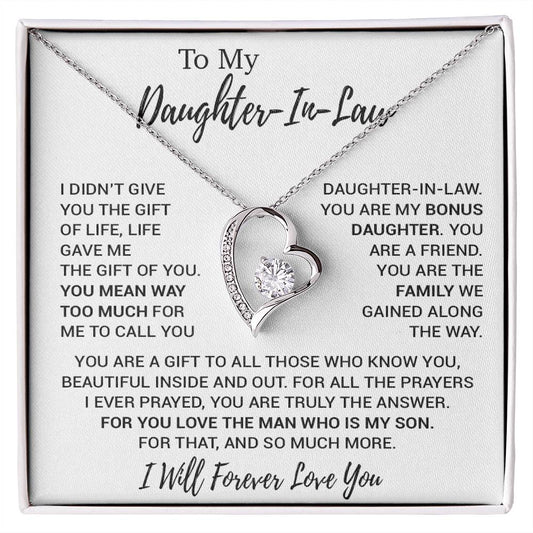 To My Daughter-In-Law Necklace, Gift For Daughter In Law, Daughter In Law Gift 18_10
