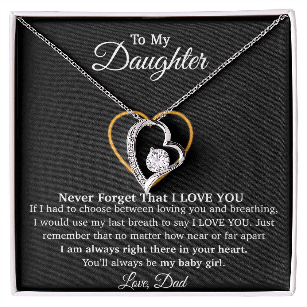To My Daughter Necklace, Gift For Daughter From Dad, Daughter Father Necklace 8_1
