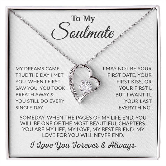 To My Soulmate Necklace, Gift for Wife, Girlfriend, Anniversary Gift 2_1