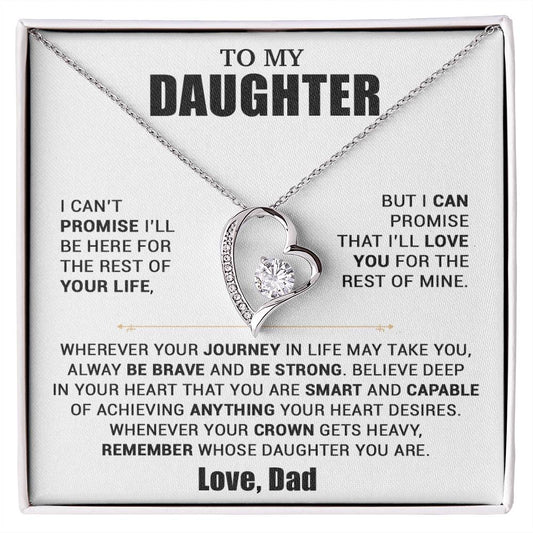 To My Daughter Necklace, Gift for Daughter from Dad, Daughter Father Necklace 11_10