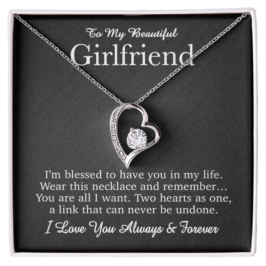 To My Girlfriend Necklace, Valentines Day Gift, Girlfriend Gifts, Girlfriend Birthday Gifts 22_4