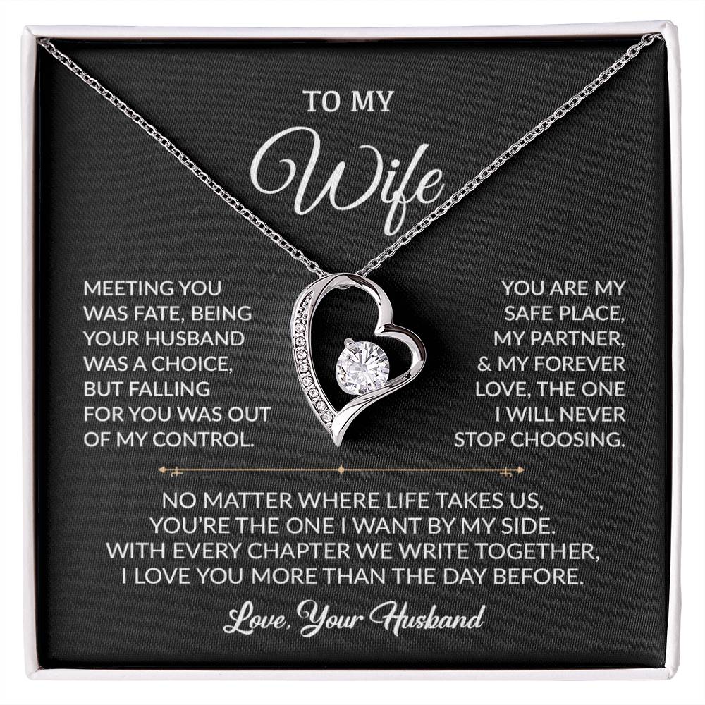 To My Wife Necklace, Gift For Wife, Anniversary Gift For Wife, Necklace For Wife