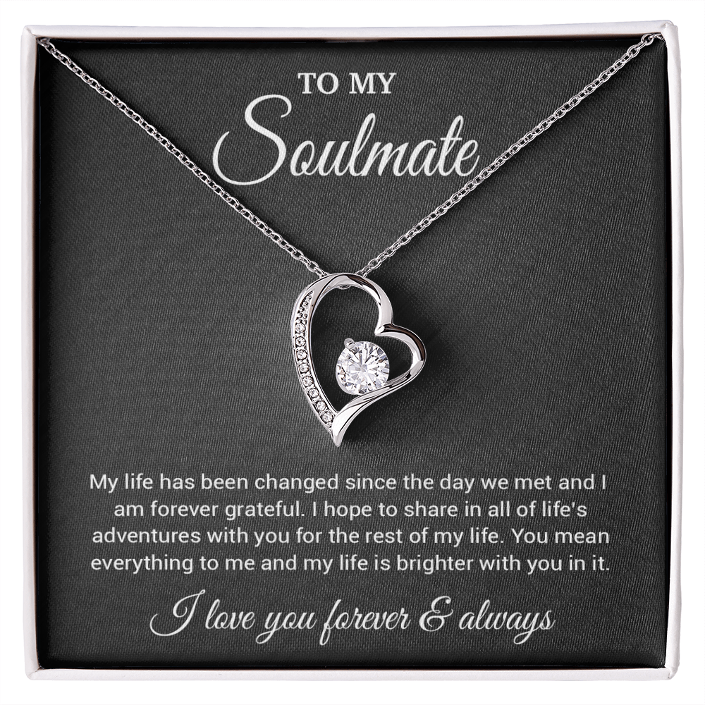 To My Soulmate Necklace, Valentines Day Gift, Gift For Wife, Anniversary Gift 1_4