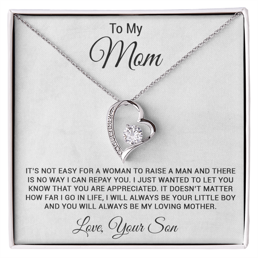 To My Mom Necklace, Mom Gift, Mom Mother's Day Gifts, Mom Gift From Son 26_3