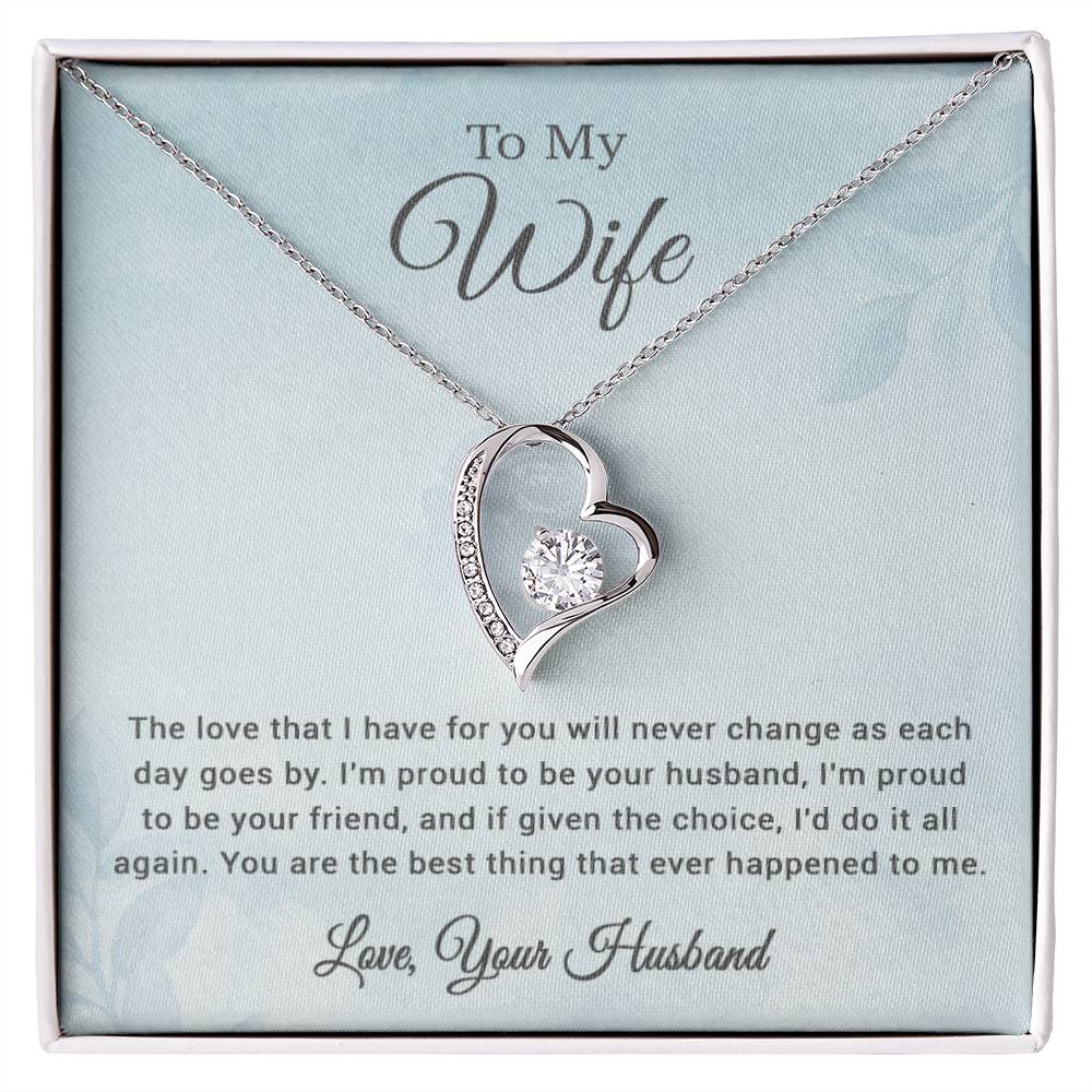 To My Wife Necklace, Christmas Gift, Gift For My Wife, Wife Birthday