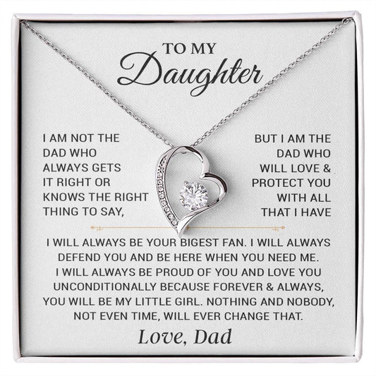 To My Daughter Necklace, Daughter Father Necklace, Daughter Gift From Dad 5_7