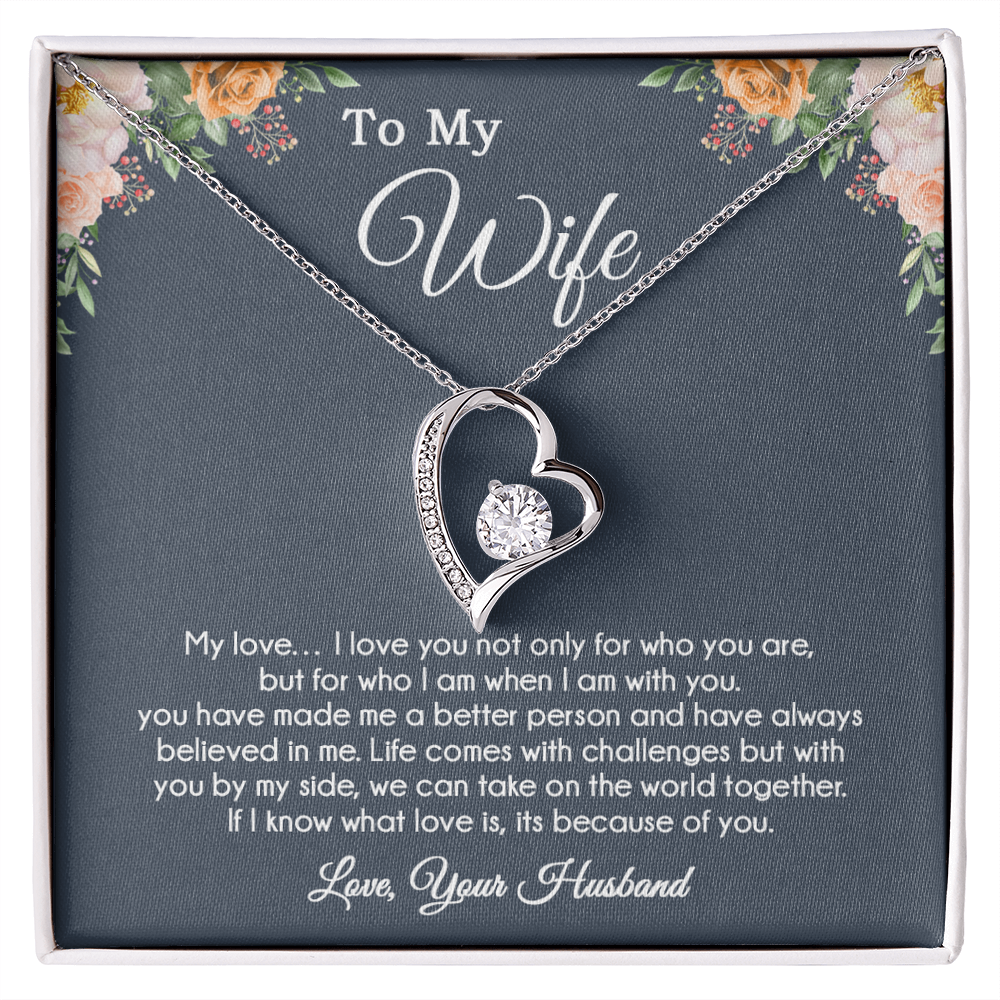 To My Wife Necklace, Wife Gift From Husband, Wife Husband Necklace, Christmas Gift 6_9