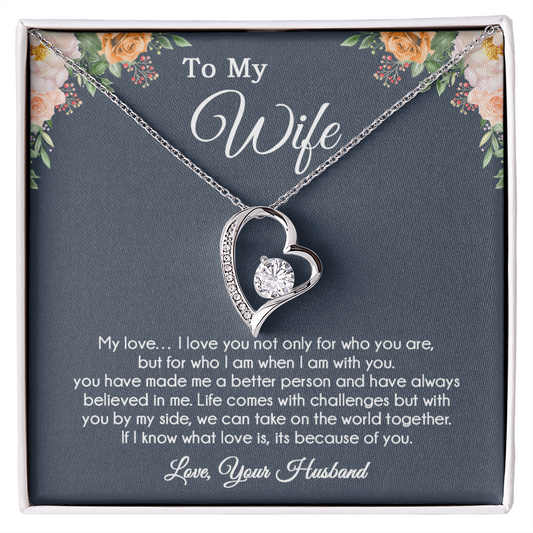 To My Wife Necklace, Wife Gift From Husband, Wife Husband Necklace, Christmas Gift 6_9