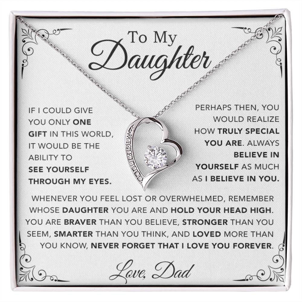 To My Daughter Necklace, Gift for Daughter from Dad, Father Daughter Necklace 11_10