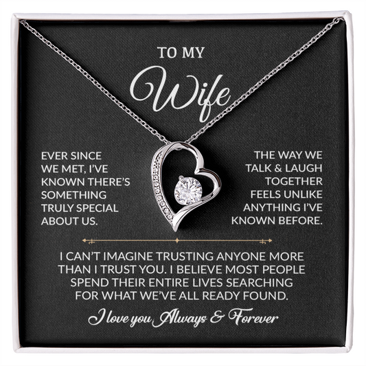 To My Wife Necklace, Gift For Wife, Anniversary Gift For Wife, Necklace For Wife