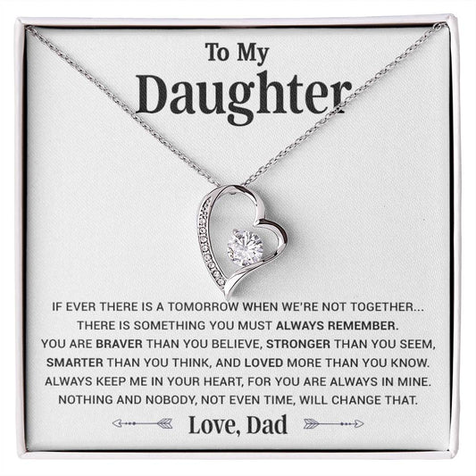 To My Daughter Necklace, Daughter Father Necklace, Daughter Gift from Dad 25_8