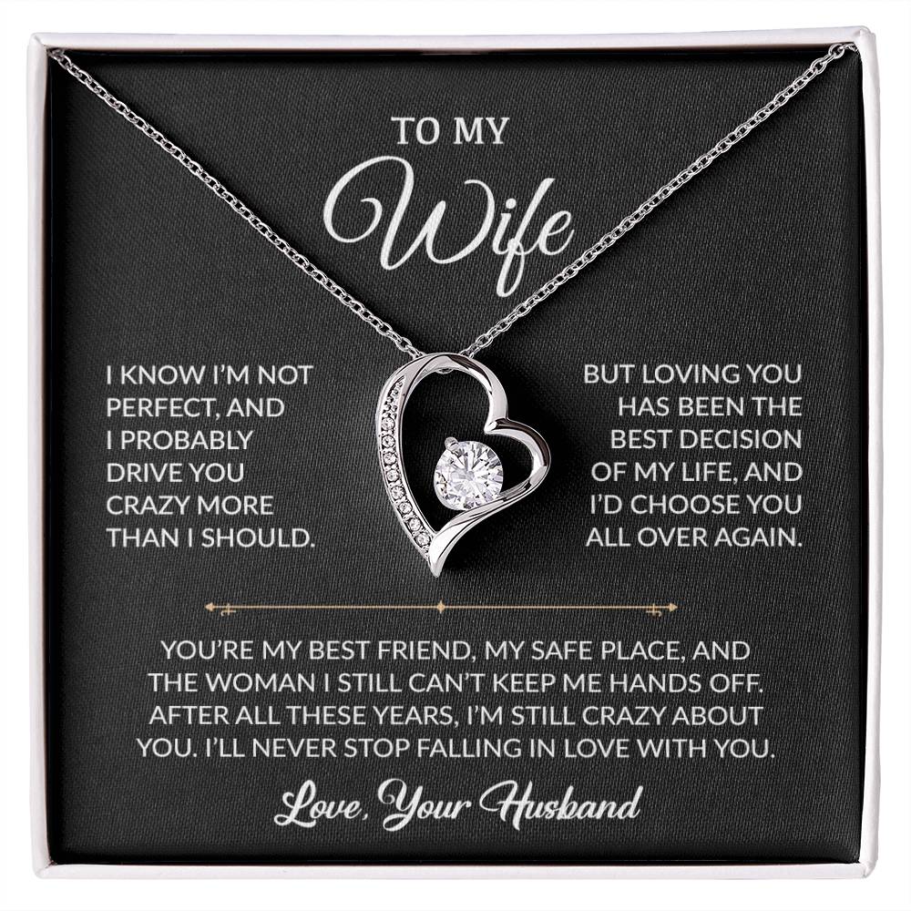 To My Wife Necklace, Gift For Wife, Anniversary Gift For Wife, Necklace For Wife