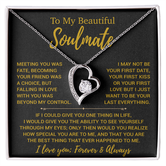To My Soulmate Necklace, Valentines Day Gift, Gift For Wife, Anniversary Gift 23_12