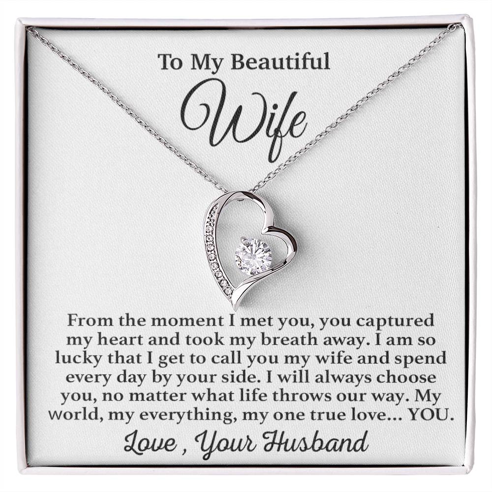 To My Wife Necklace, Gift From Husband, Anniversary Jewelry Gifts Wife 3_4