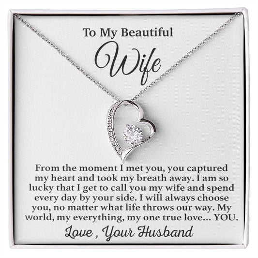 To My Wife Necklace, Gift From Husband, Anniversary Jewelry Gifts Wife 3_4