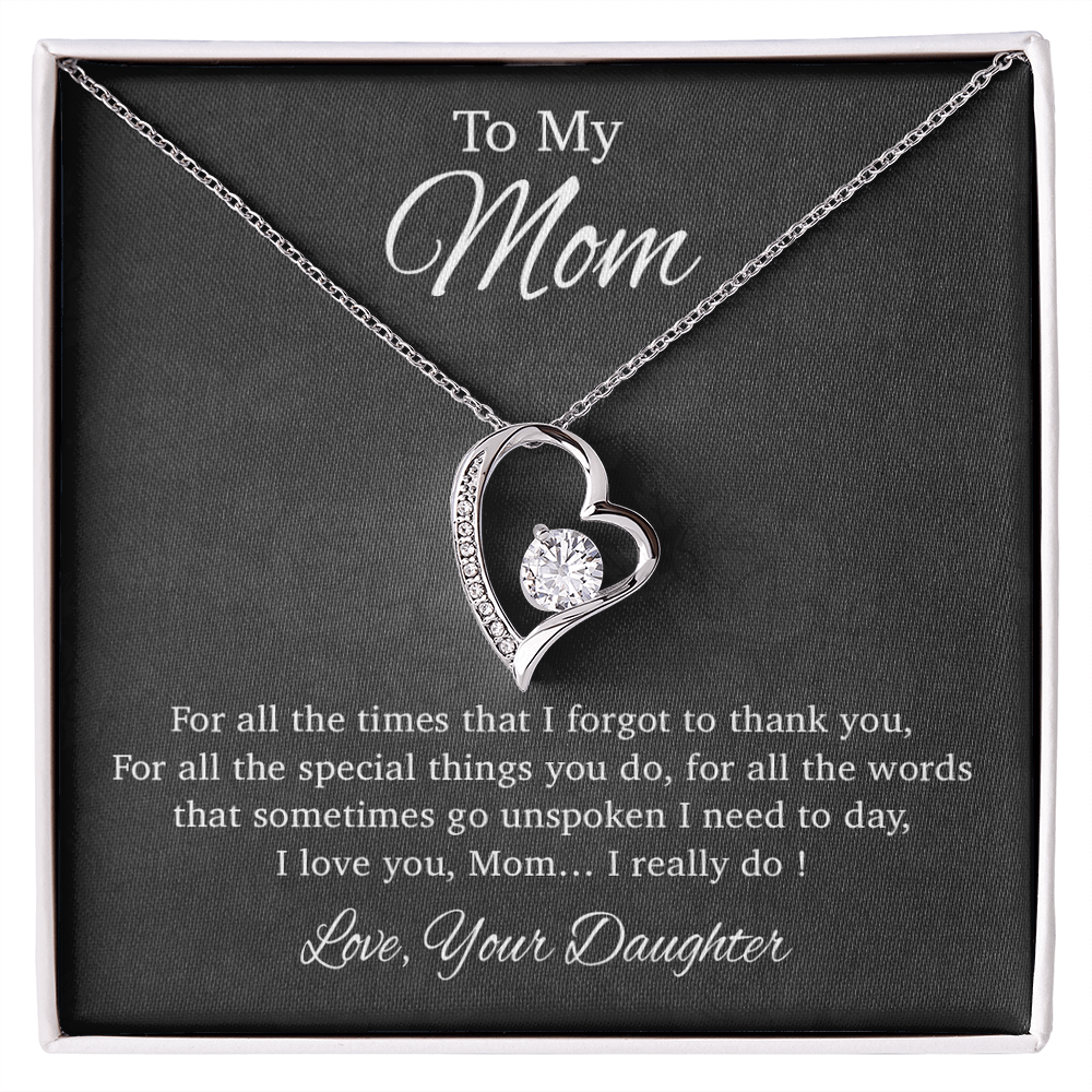 To My Mom Necklace, Gift For Mom From Daughter, Mother's Day Gifts 31_3