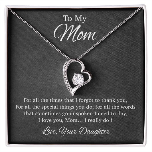To My Mom Necklace, Gift For Mom From Daughter, Mother's Day Gifts 31_3