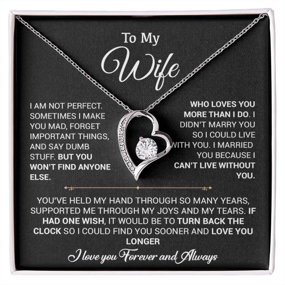 To My Wife Necklace, Gift For Wife, Anniversary Gift For Wife, Christmas Gift