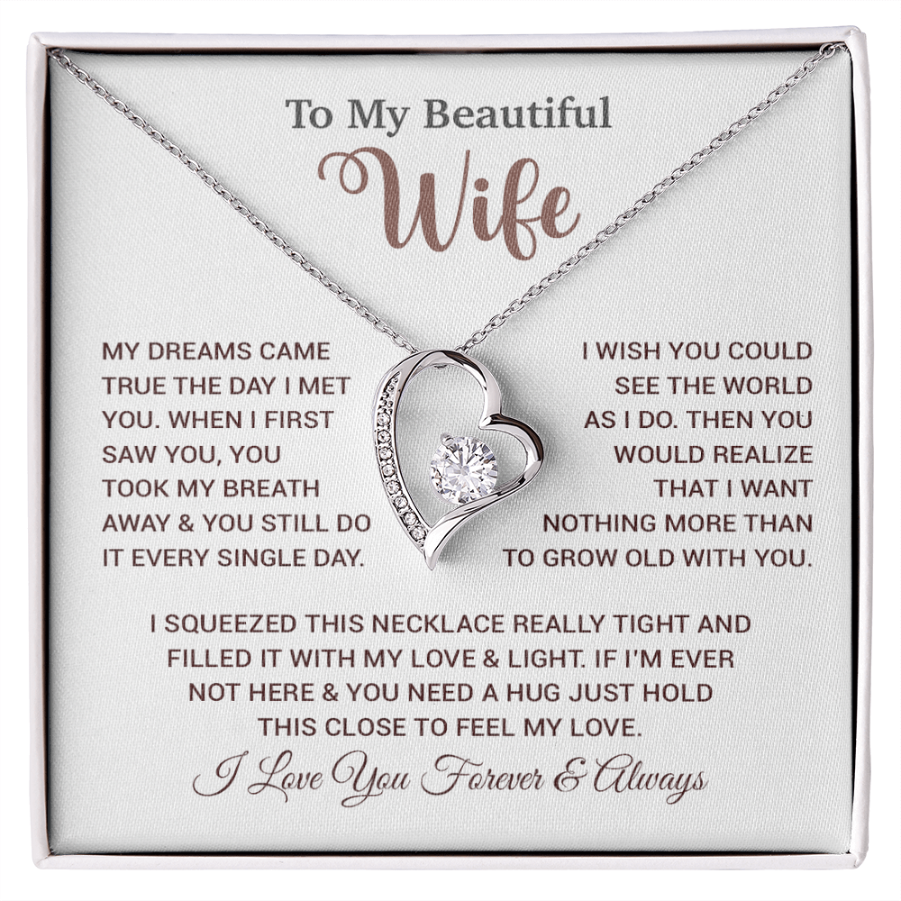 To My Wife Necklace, Wife Gift From Husband, Wife Husband Necklace, Christmas Gift 24_9