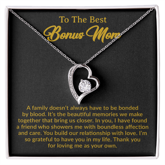 To My Bonus Mom Necklace from Daughter Son, Step Mom Gift, Mother's Day 10_12