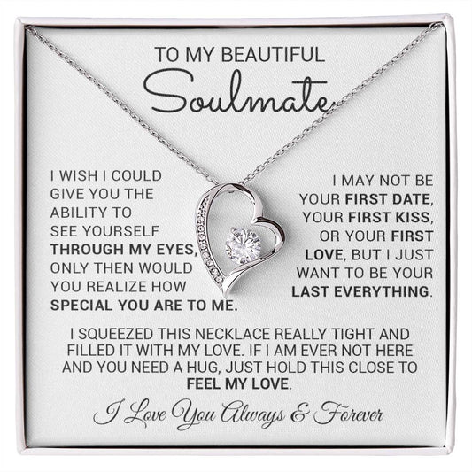 To My Soulmate Necklace, Christmas, Valentine Gift For Her, Gift For Soulmate 14_1